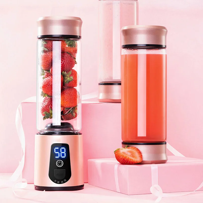 

Portable Electric Juicer Blender USB Mini Fruit Mixers Juicers Fruit Extractors Food Milkshake Multifunction Juice Maker Machine
