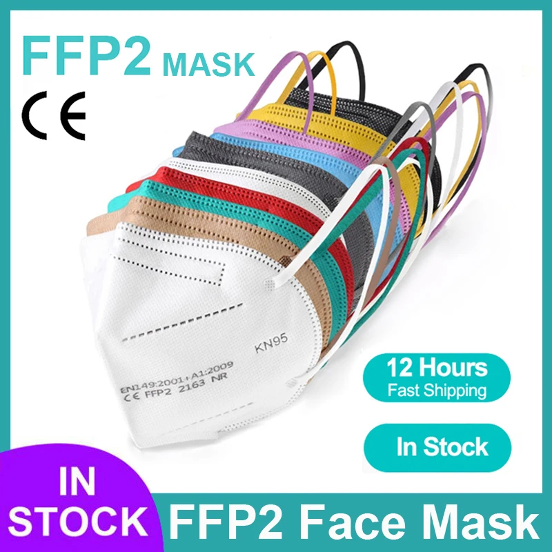 

Mascarillas ffp2 face mask KN95 facial masks 5 Layers filter mask respirator fpp2 Protective maske anti dust mask mouth