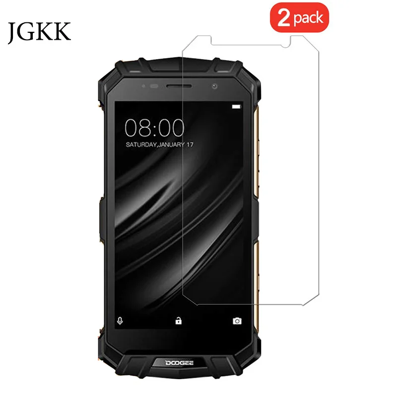 Закаленное стекло JGKK Для Doogee S60 Lite 2 шт. Защитное для экрана 9H 5 D зеркальное