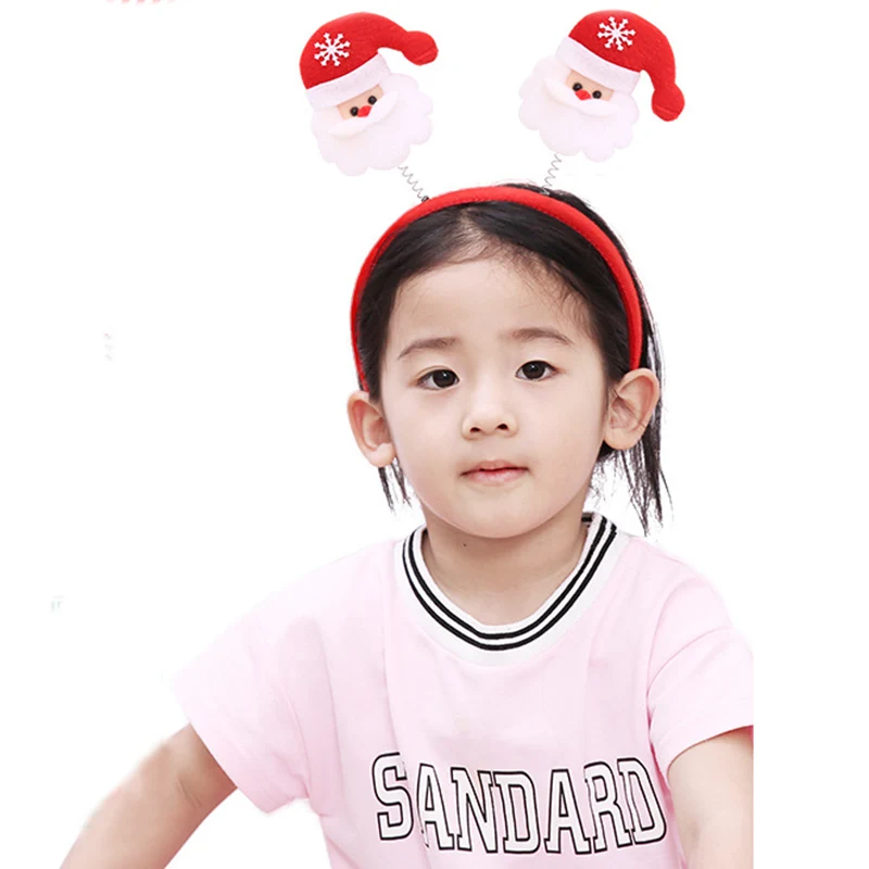 НОВАЯ РОЖДЕСТВЕНСКАЯ повязка на голову с весенним Санта Клаусом снеговиком лося