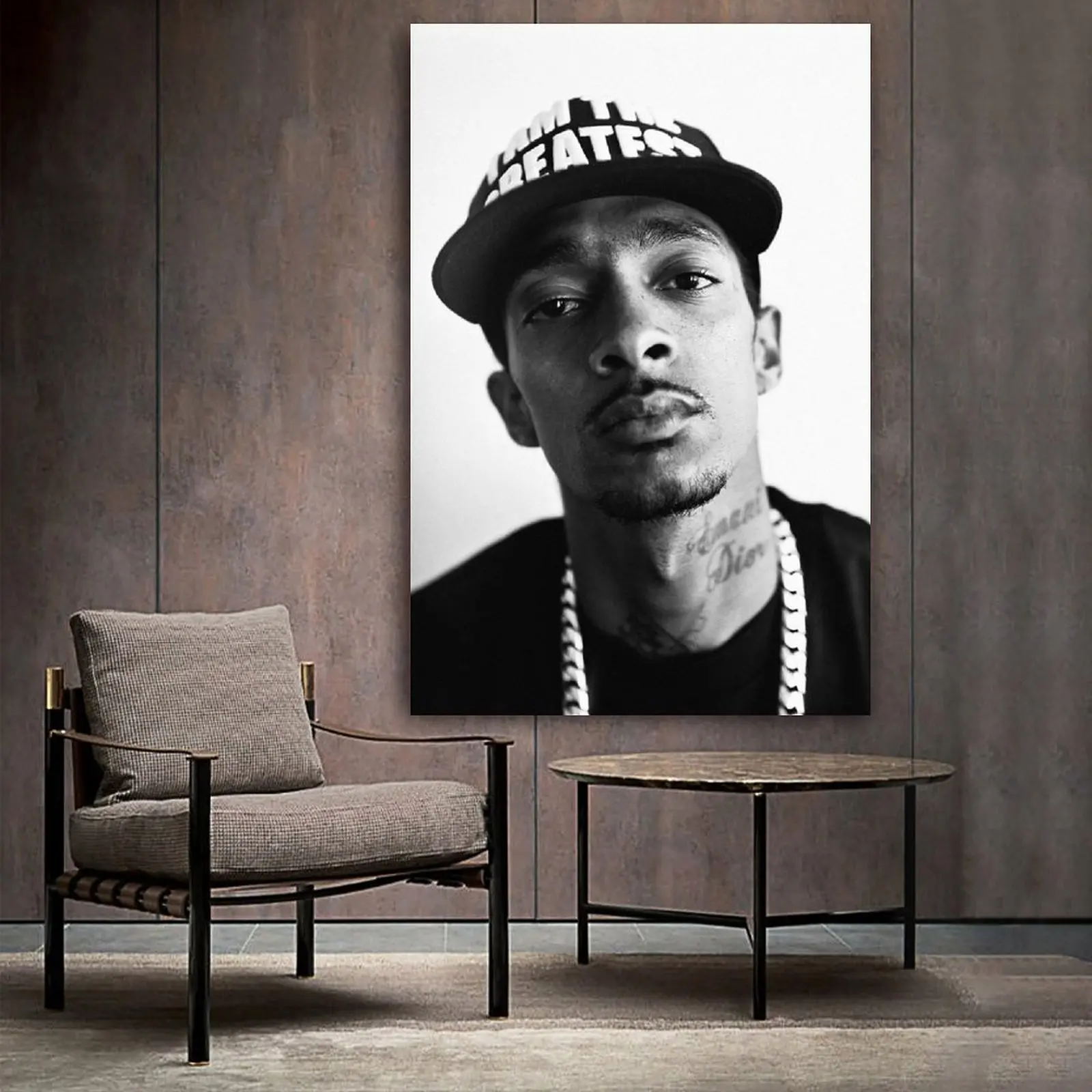 Плакат Nipsey Hussle Rapper Music хип-хоп художественный плакат на холсте и Настенная