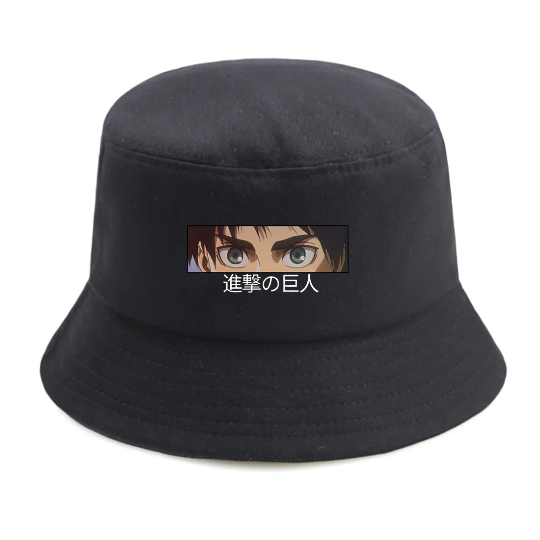 

Панама с принтом «атака на Титанов» для мужчин, Повседневная Панама в Корейском стиле, модная шапка унисекс, уличная шляпа для рыбаков, один ...