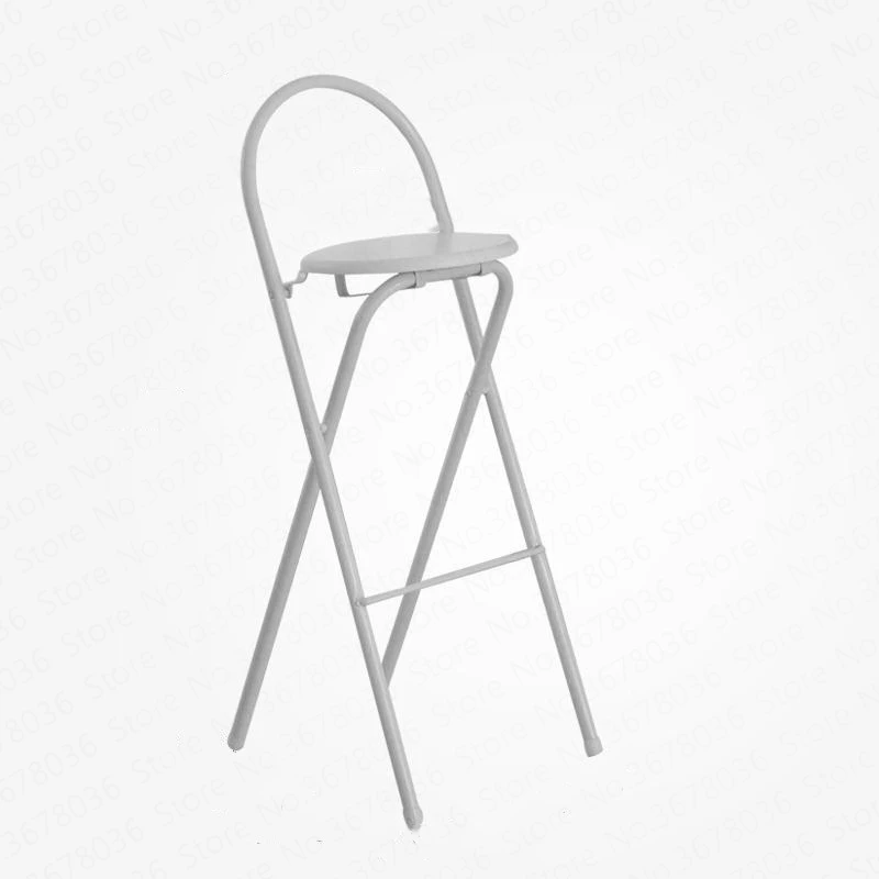 

Korea Free ! Folding Chair Bar Stool High Chair Stool Home Dining Chair Simple Portable Thickening Adult Chair Stool