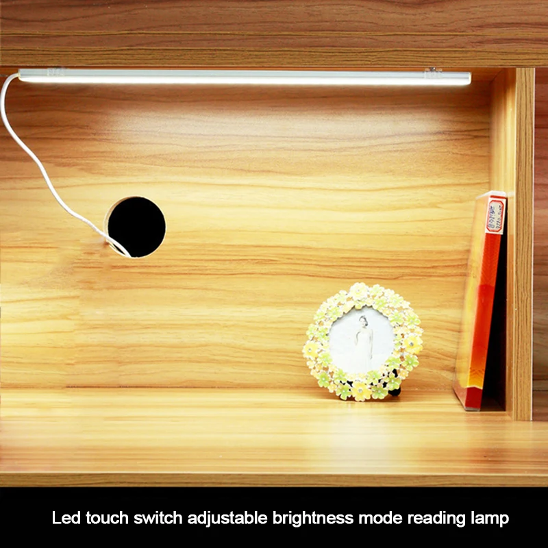 Светодиодный светильник под шкаф ультра тонкий с регулируемой яркостью классный