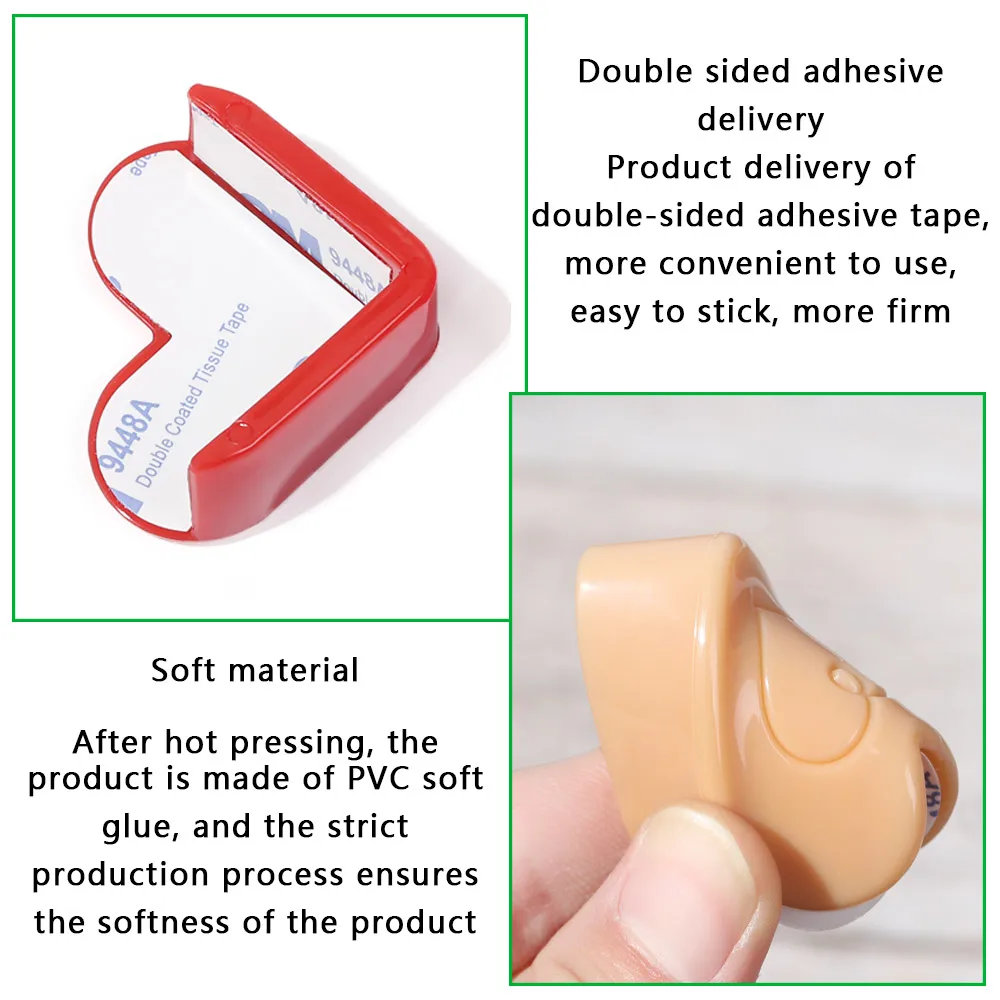 4 шт сердце Форма малышу защиты углов безопасность передовые протекторы с