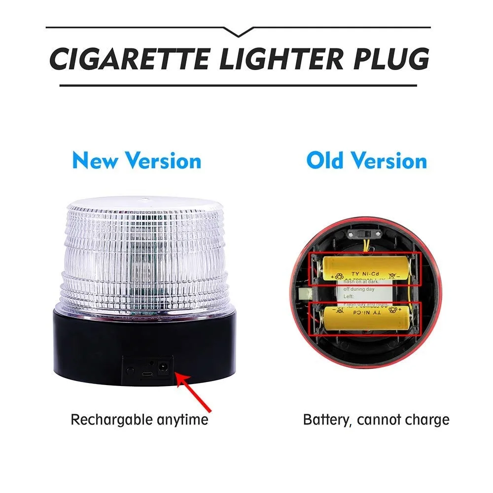 Автомобильный беспроводной аварийный стробоскоп светодиодный светильник 8