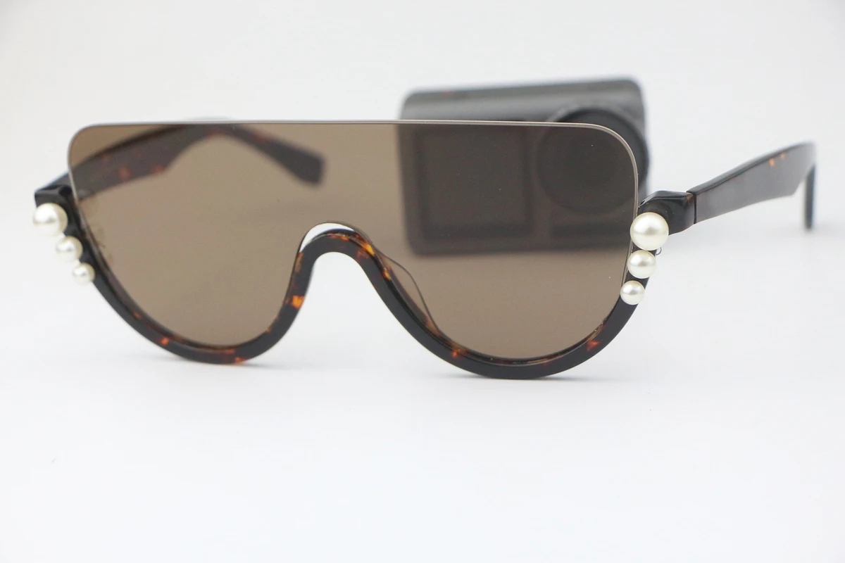 

Men Women's General Sunglasses 502 Square Large frame elegant fox decoration High-quality glasses Gradient lenses
