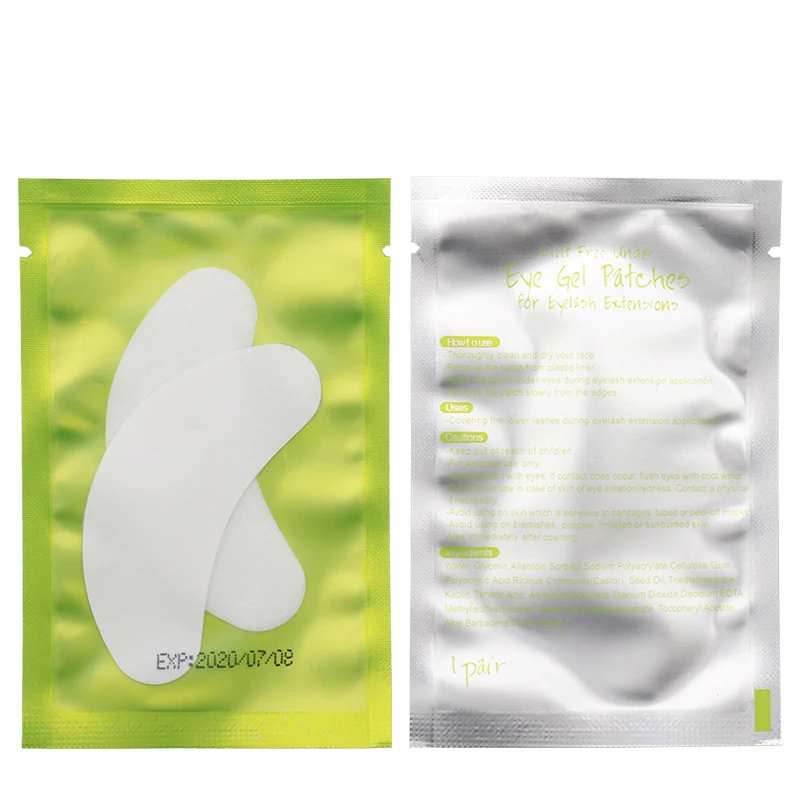 Накладки для глаз 100 пар накладки наращивания ресниц бумажные наклейки Накладные