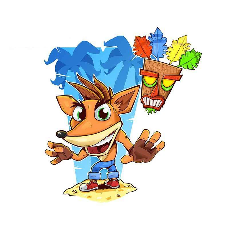 

Game Crash Bandicoot Car Sticker Decal DecorMotorcycle Off-road Sticker Laptop Decal Vinyl High Quality Waterproof PVC