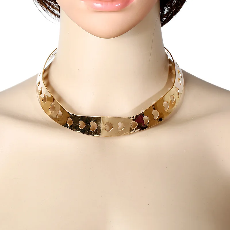 LZHLQ рок уличный металлический полый панк воротник колье ожерелье для женщин 2020