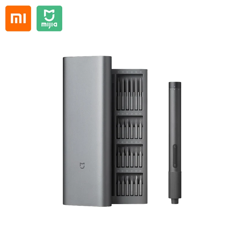 

Xiaomi Mijia Screwdriver Kit Refined Electric version 2 Gear Torque 400 Screw 1 Type-C Charging Magnetic Aluminum Box