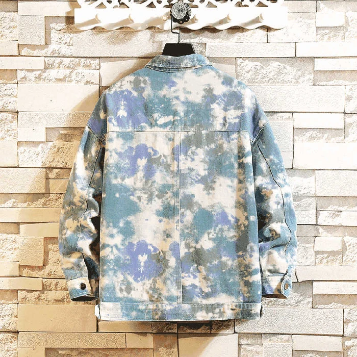 

2020 Autumn Men's Camouflage Jean Jacket Men Slim Fit Cotton Ripped Jean Coats Men Outwear Denim Jacket