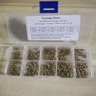 Гайки с резьбовой вставкой M2 M2.5 M3, набор латунных термостойких нержавеющих гайков для электромонтажа, 250500 шт.