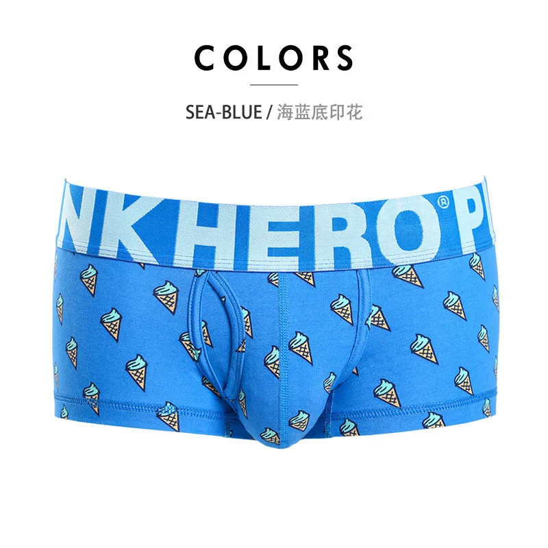 Новые мужские прозрачные трусы боксеры с низкой посадкой мужское сексуальное