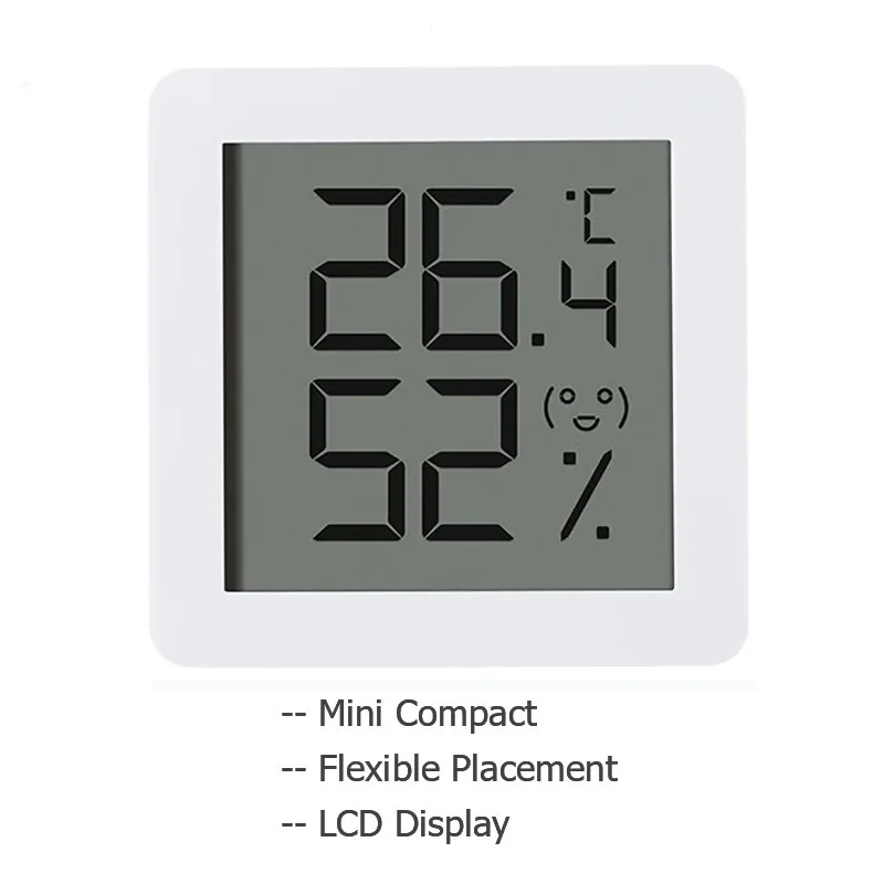 Электрический термометр-гигрометр Xiaomi Miaomiaoce миниатюрная версия ЖК-дисплей