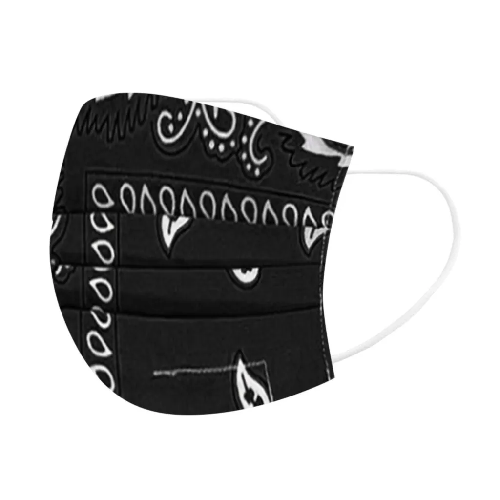 

100PCS Disposable Non-woven Face Mask Fashion Print Breathing Children 3Ply Mouth Cover Mouth Mask With Design Masque Mariage
