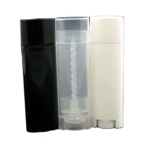 5g овальные Круглые Пустые контейнеры для губной помады прозрачныебелыечерные губные помады DIYX20