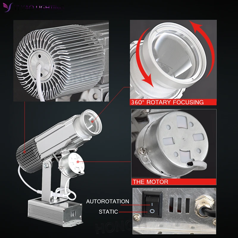 Пользовательский светодиодный Hd Внутренний дверной проектор наружная