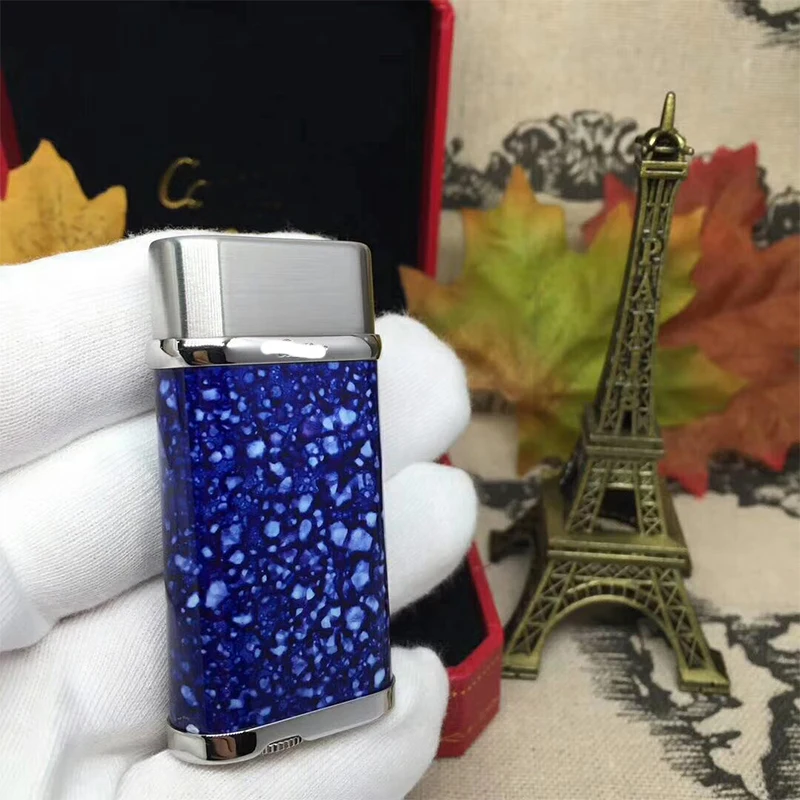

100% new vintage dupont gas lighter gas cigarette lighter polished jet gasoline flint lighter metal gas lighter