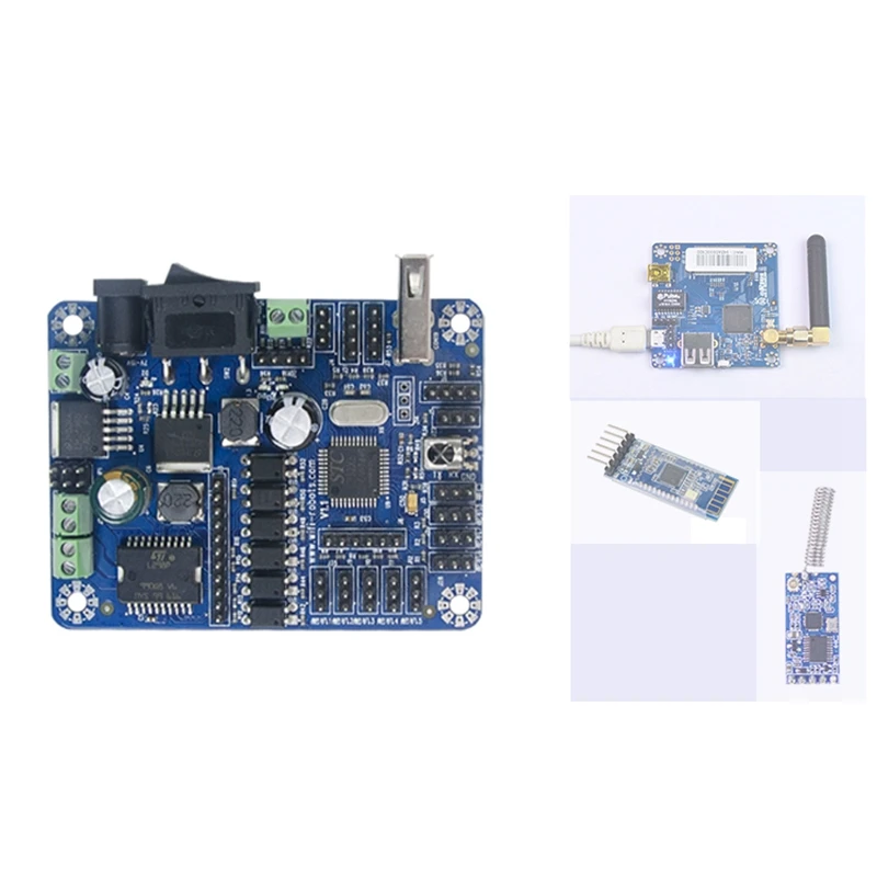 

XIAOR GEEK Intelligent Car Robot Driver Board for 51Duino Driver Board WIFI Robot Driver Board