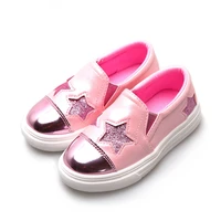 2022 autumn childrens sports shoes boys and girls one step breathable casual shoes white shoes stars flats cute 26 36 fashion