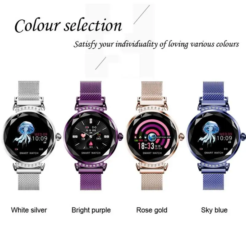 

H2 smart watch women blood pressure heart rate waterproof smart bracelet heart rate waterproof