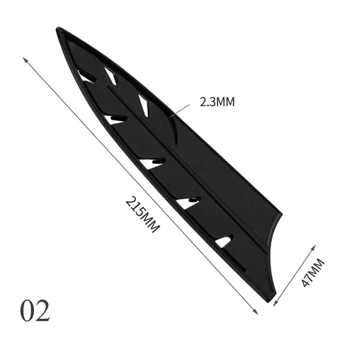 33 стиля, многоразмерные нетоксичные безопасные Чехлы для кухонных ножей, черные универсальные защитные оболочки для лезвий без бисфенола