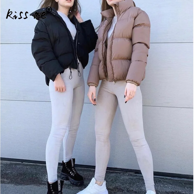 Модные трендовые женские парки теплая зимняя осенняя куртка пуховик Дамский с