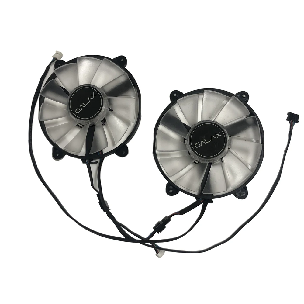 2pcs/Set FY09015M12LPA GPU Cooler Graphics Card Fans For RTX 2080Ti RTX2080 OC Dual Black Video Cooling Replacement