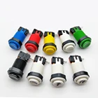 Бесплатная доставка 6 шт.лот 28 мм монтажное отверстие аркадная кнопка в американском стиле 6 цветов доступны для аркадных игркоктейлей Happ