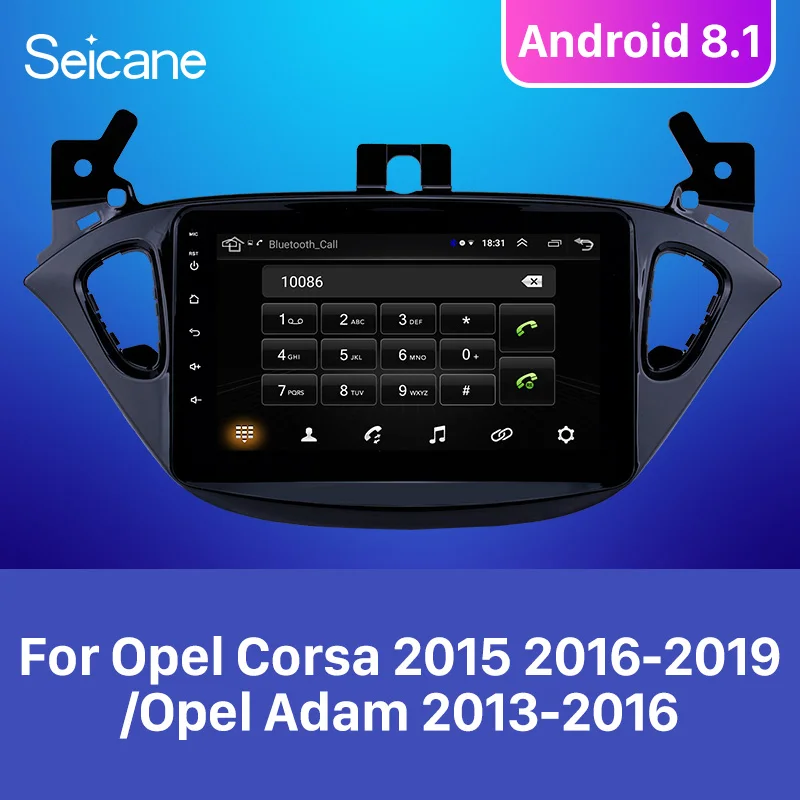 Seicane " Android 8,1 Автомобильный gps плеер стерео для Opel Corsa-/Opel Adam 2013- Поддержка камеры заднего вида DVR