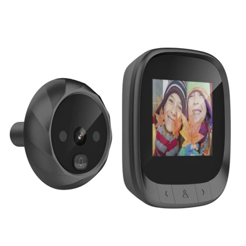 Цифровой дверной глазок с жк дисплеем 2 4 дюйма камера дверного звонка поддержка