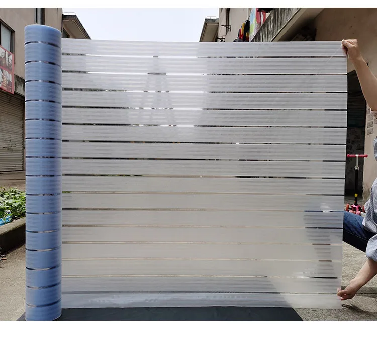 Защитная пленка для окна статическая липкая матовая непрозрачная стеклянная без