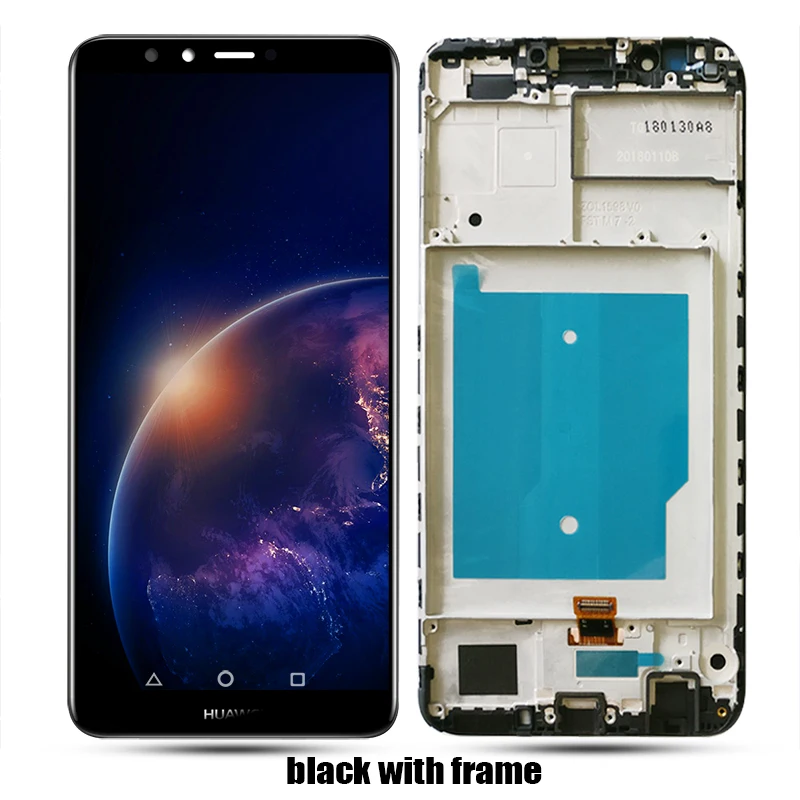 Original For Huawei Y7 Prime 2018 LCD Display Screen Touch Digitizer Assembly Pro 2018/Nova 2 Lite With Frame | Мобильные телефоны