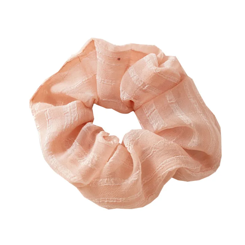 

Autumn Organza Elastic Hair Ropes Ponytail Holder Hair Tie Girl Gum Hair Sscrunchies Large Fairy Chiffon Women Hair Accessories