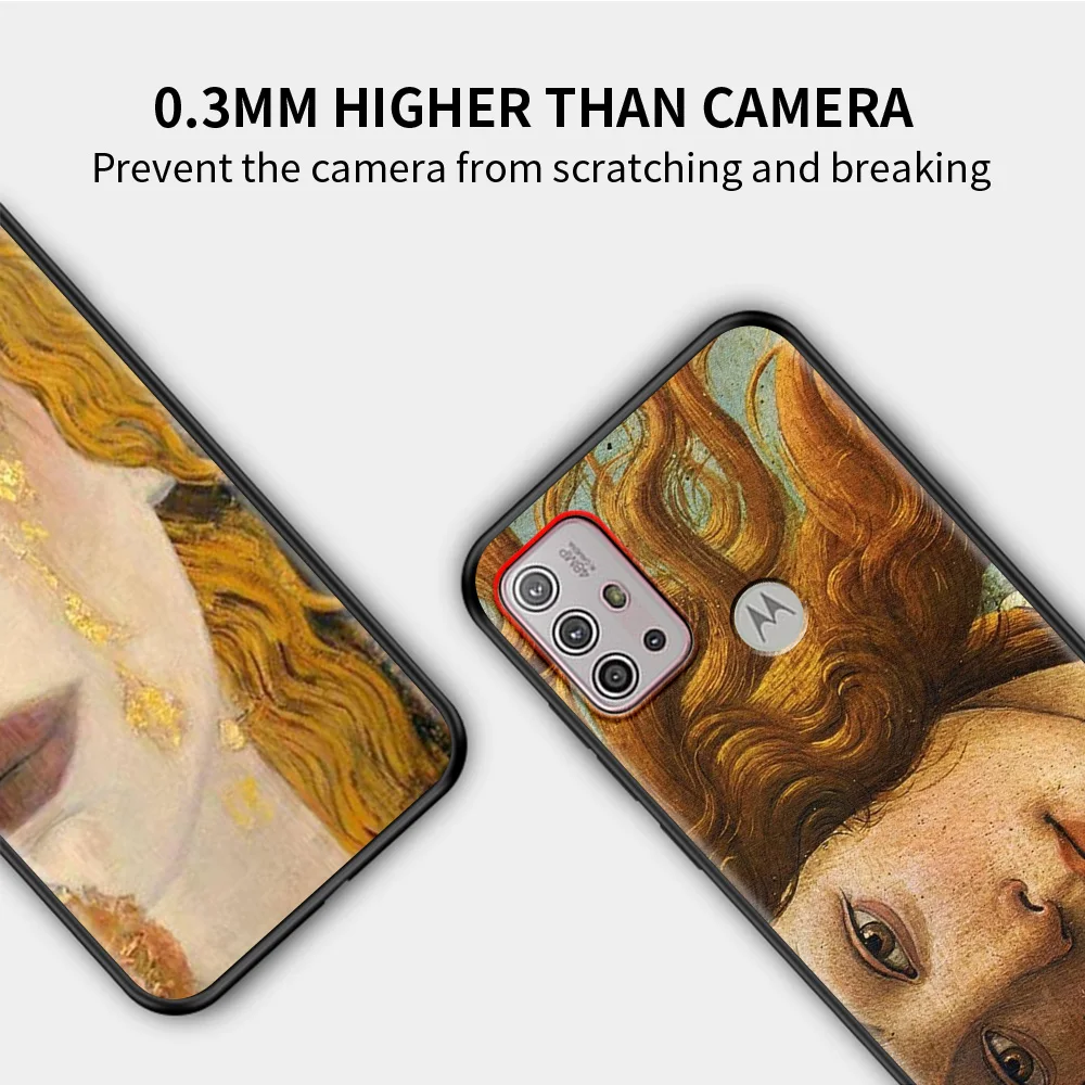 art paintings for motorola one fusion case for moto g10 g9 g8 plus play power one g20 g30 g40 g50 g60 edge 20 phone shell free global shipping
