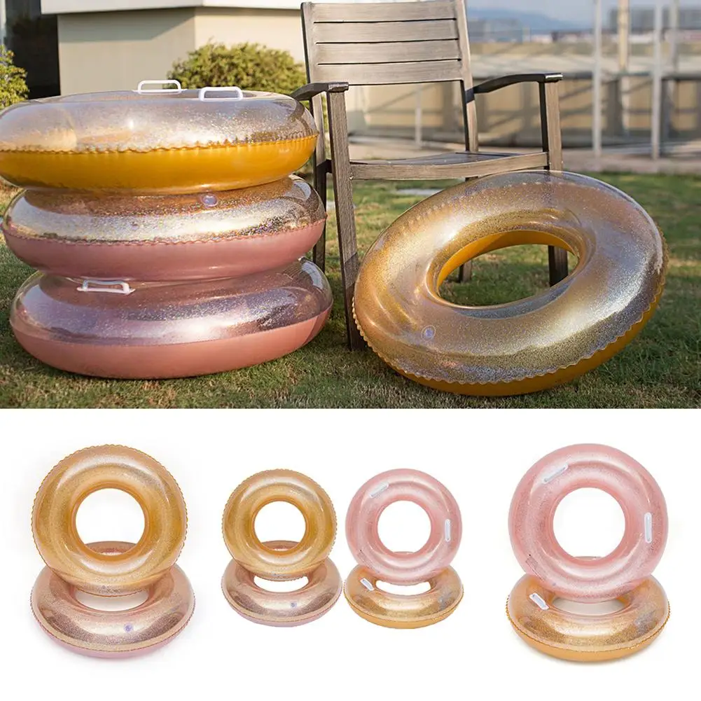 Надувные блестками круглый плавательный кольцо блестит буй Циркуляционной Воды