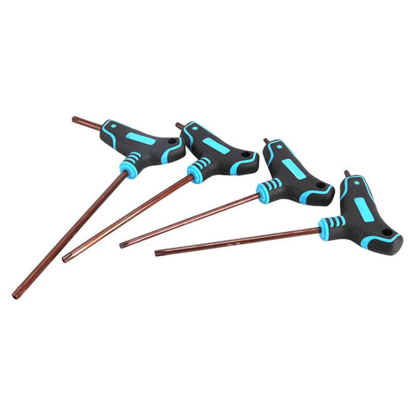 

T10/T15/T20/T25/T27/T30 Long Arm Star Torx Allen Hex Key Wrench Spanner Hexagon T Type Wrenches Screwdriver Driver Tools