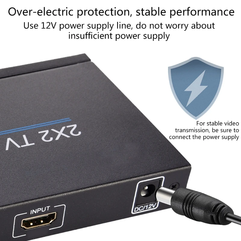 

K3NB HDMI-compatible Video Wall Controller Processor 1 Input 4 Output TV Processor Images Stitching Household Vedio Connector