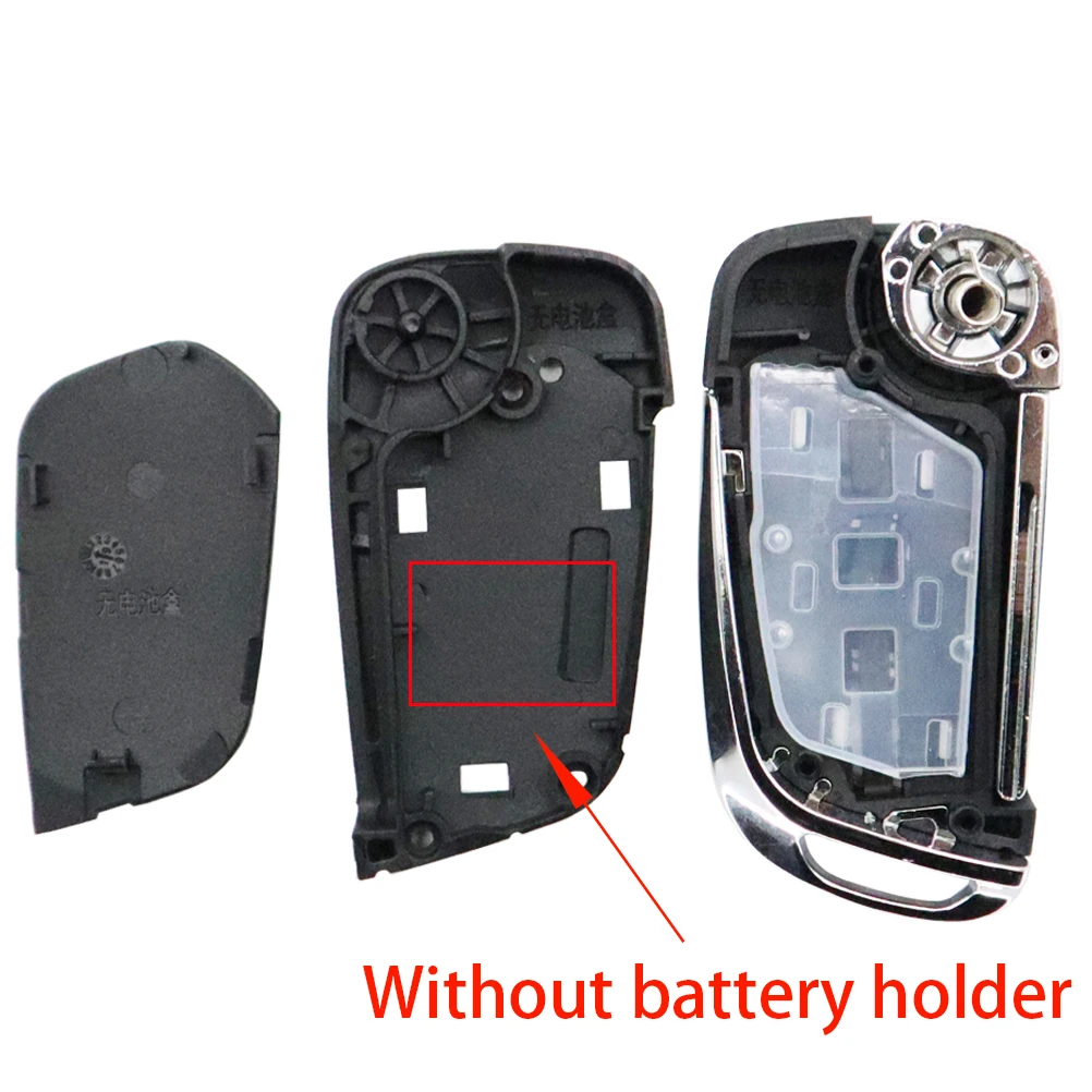 

3 Button Flip Folding Car Shell Fob Cover Case Modified For Peugeot 308 3008 5008 208 807 Fit Citroen C2 C3 C4 HU83 CE0523
