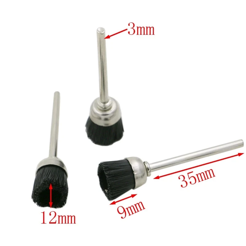 5 Pcs Kitchen Mandrel Stiff Abrasive Wheel Nylon Cup Wheels Rotary Tool Brush Polishing Buffing Wheels Dremel Accessoriesr