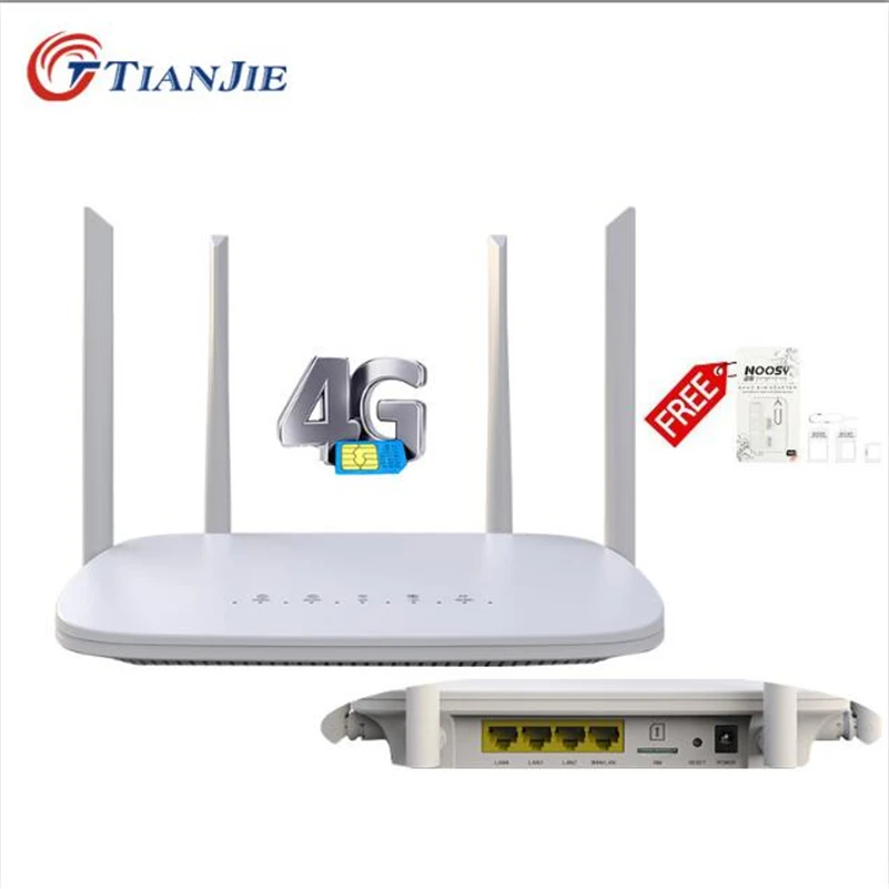 Wi-Fi-роутер TIANJIE 4G CPE LTE 300 Мбит/с | Компьютеры и офис