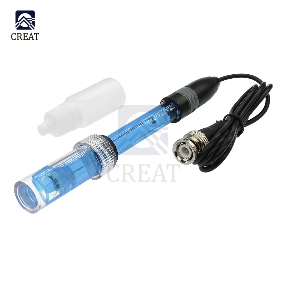 High Quality PH Electrode Probe Sensor BNC Connector for Aquarium Hydroponic Controller Meter gib 0-14pH New Arrival | Электронные