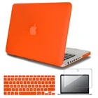 Для Apple Macbook Air 1311Pro 1315 дюймовMacbook Белый A1342 защитный чехол для ноутбука + чехол для клавиатуры + защита экрана