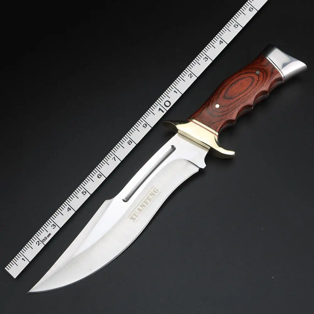 Outdoor knife camping hunting self-defense short straight survival high hardness military retired |