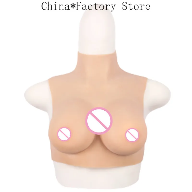CDF Cup Artificial Huge Fake Boobs Silicone Breast Forms For Ladyboy Drag queen Transgender Shemale Crossdresser Transvestism