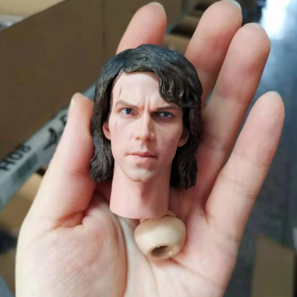 1/6 масштаб Анакин Скайуокер мужской головы лепить Fit 12 ''фигурка солдата