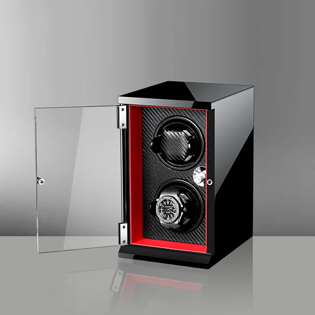 Высокое качество часы моталки из углеродного волокна держатель дисплей коробка