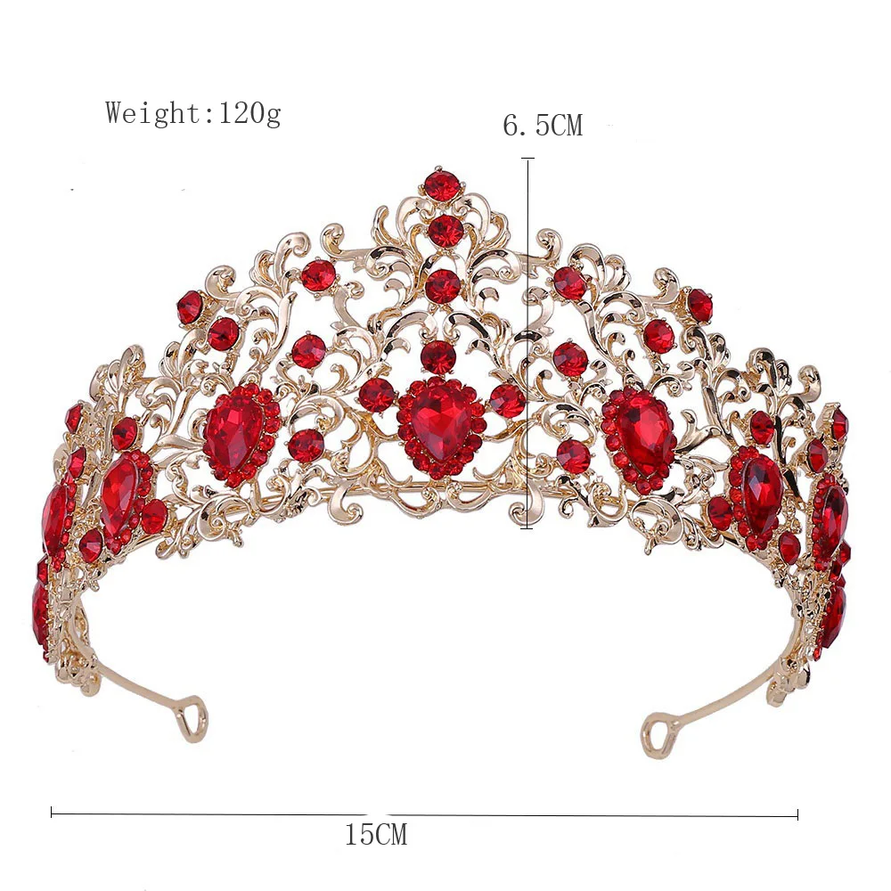 Лесной лист хрусталь искусственная Корона золотые головки украшения для невесты