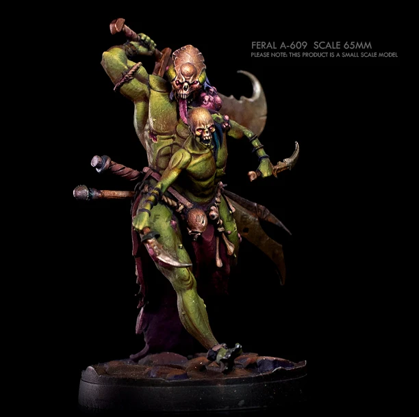 

65MM Resin model kits figure colorless and self-assembled A-609